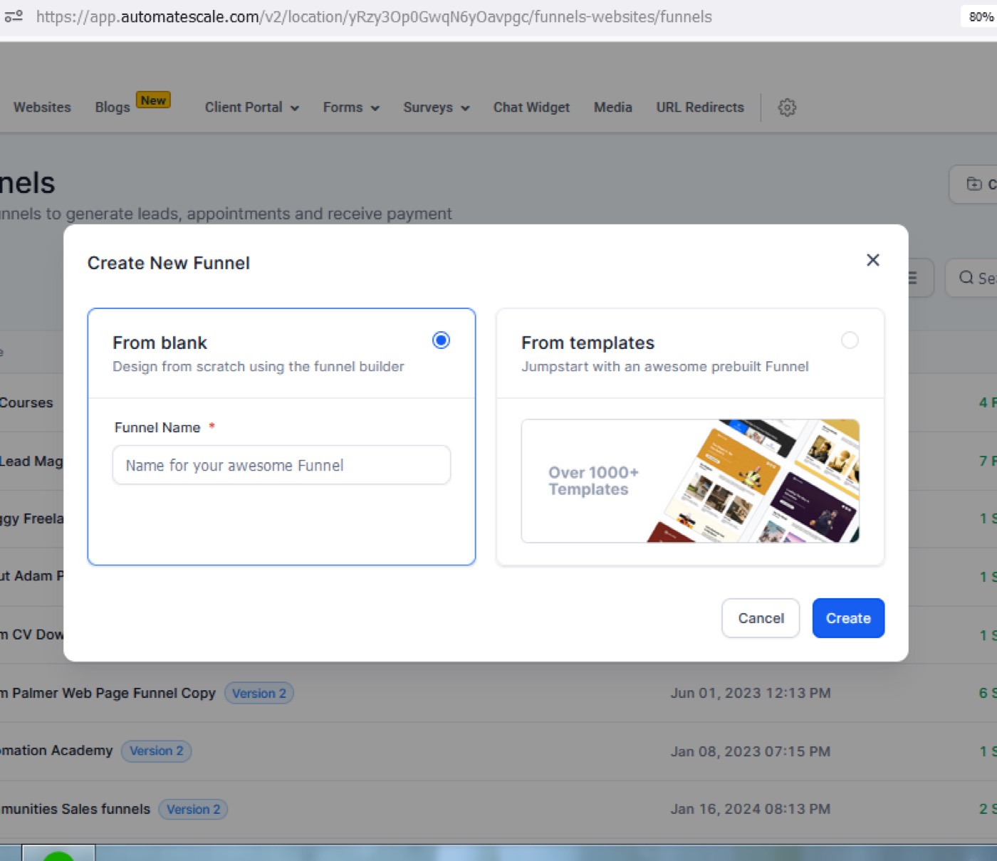 sales funnel