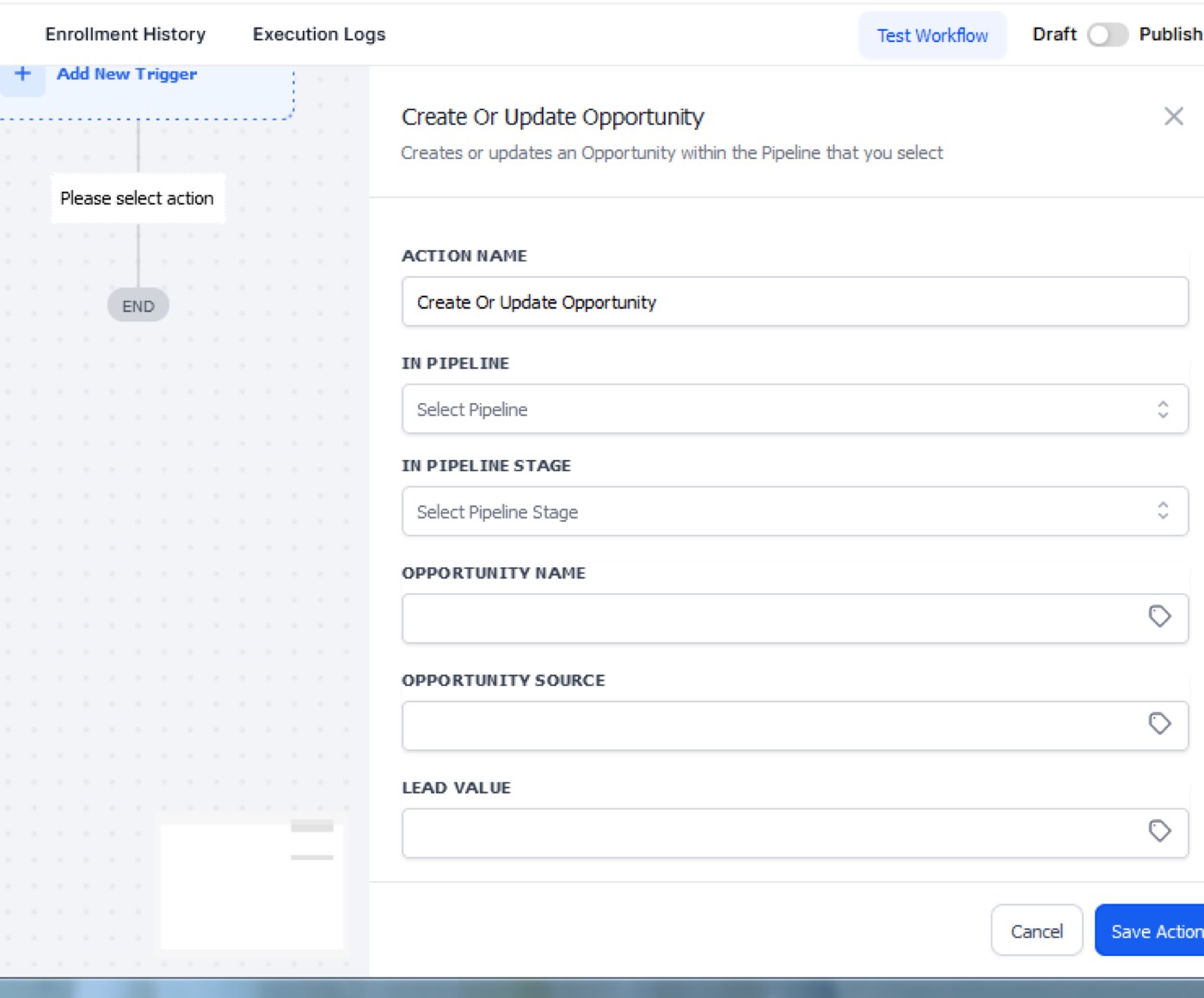 create update