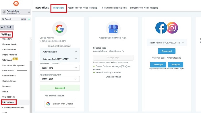 Integrations