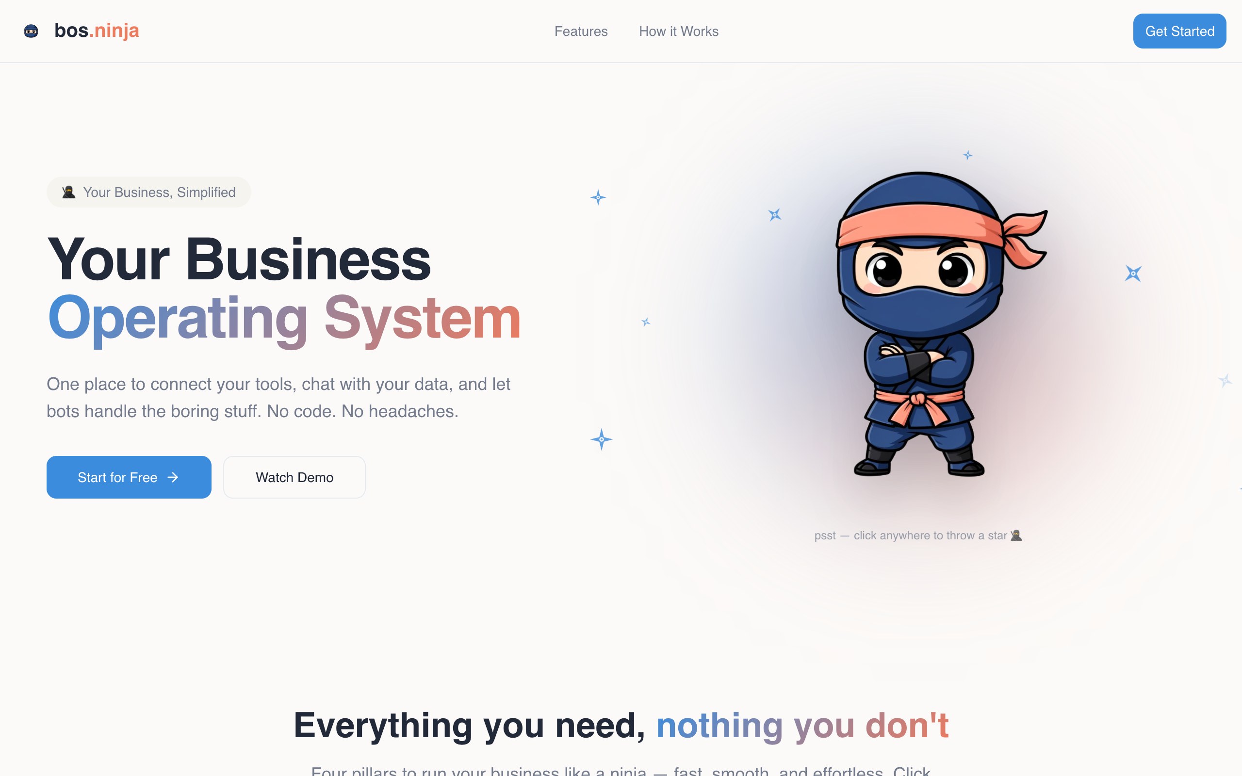 bos-hub live screenshot